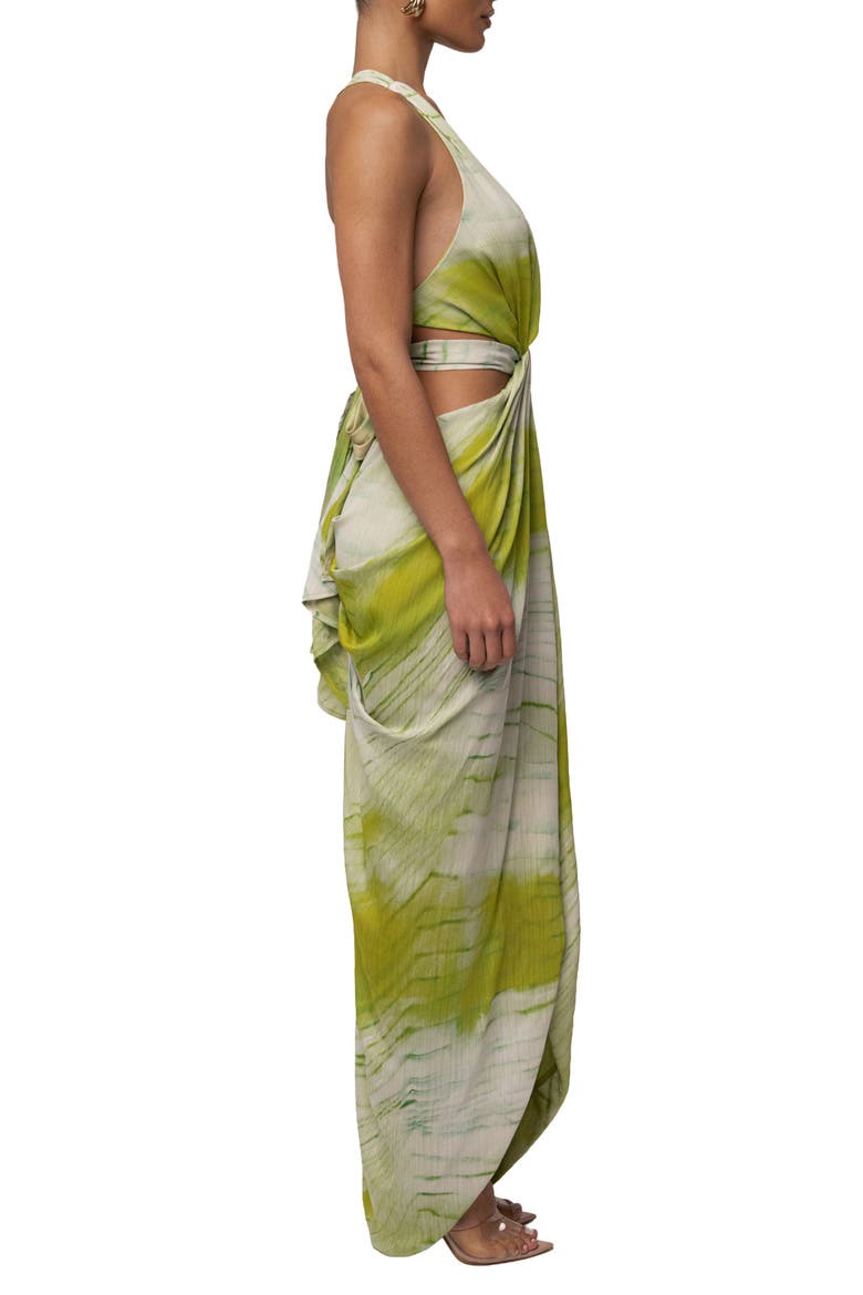 Coastline Maxi Dress, Alternate, color, Lime