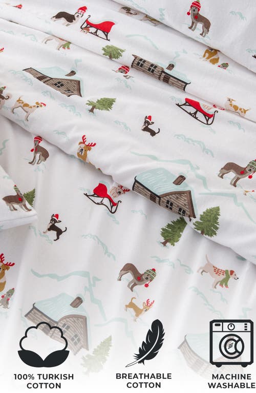 Woven & Weft Turkish Cotton Flannel Holiday Sheet Set