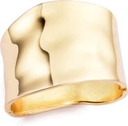 Adornia Hammered Bangle Bracelet