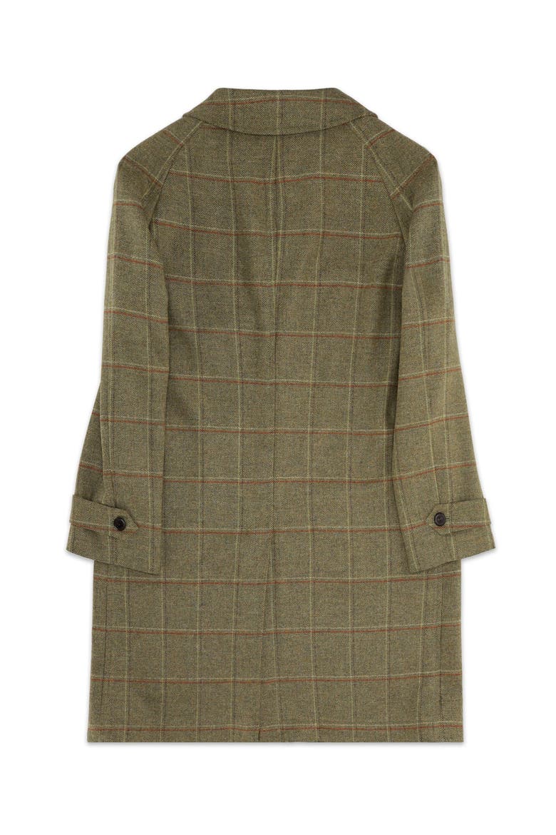 Classic Plaid Wool Coat, Alternate, color, Multicolor
