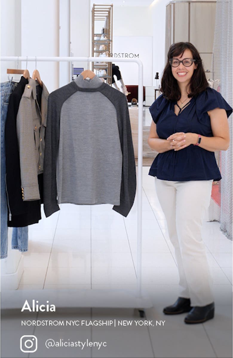 Apex Wool & Silk Turtleneck Sweater & Shrug, sales video thumbnail