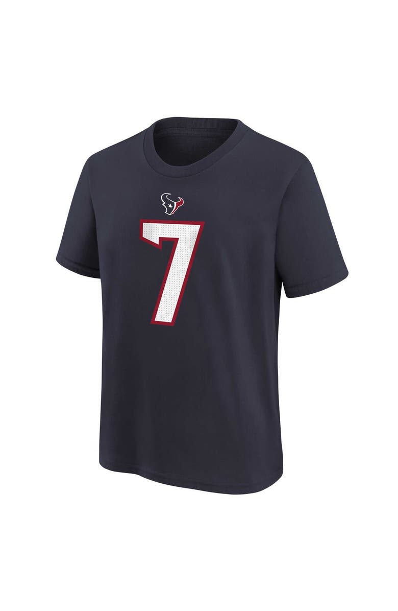 Nike Preschool Nike C.J. Stroud Navy Houston Texans Player Name & Number T-Shirt, Alternate, color, Navy