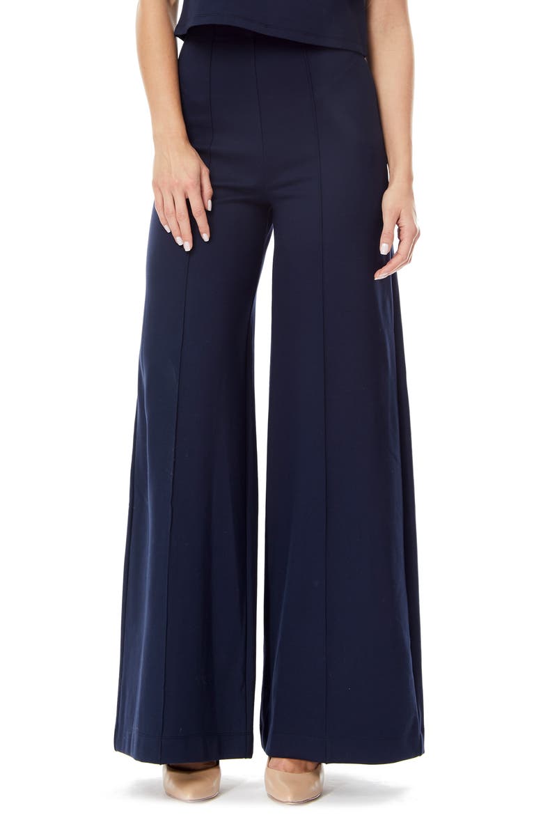 Juliette Wide Leg Pants, Main, color, NAVY BLAZER