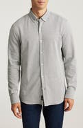 Mavi Jeans Textured Cotton Blend Button-Down Shirt