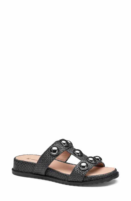 Chandler Embellished Wedge Slide Sandal
