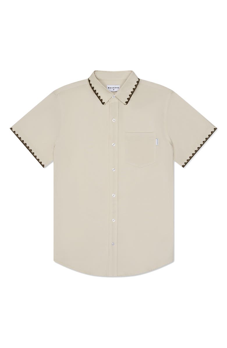 MAVRANS Weekend Short Sleeve Button-Up Shirt, Main, color,