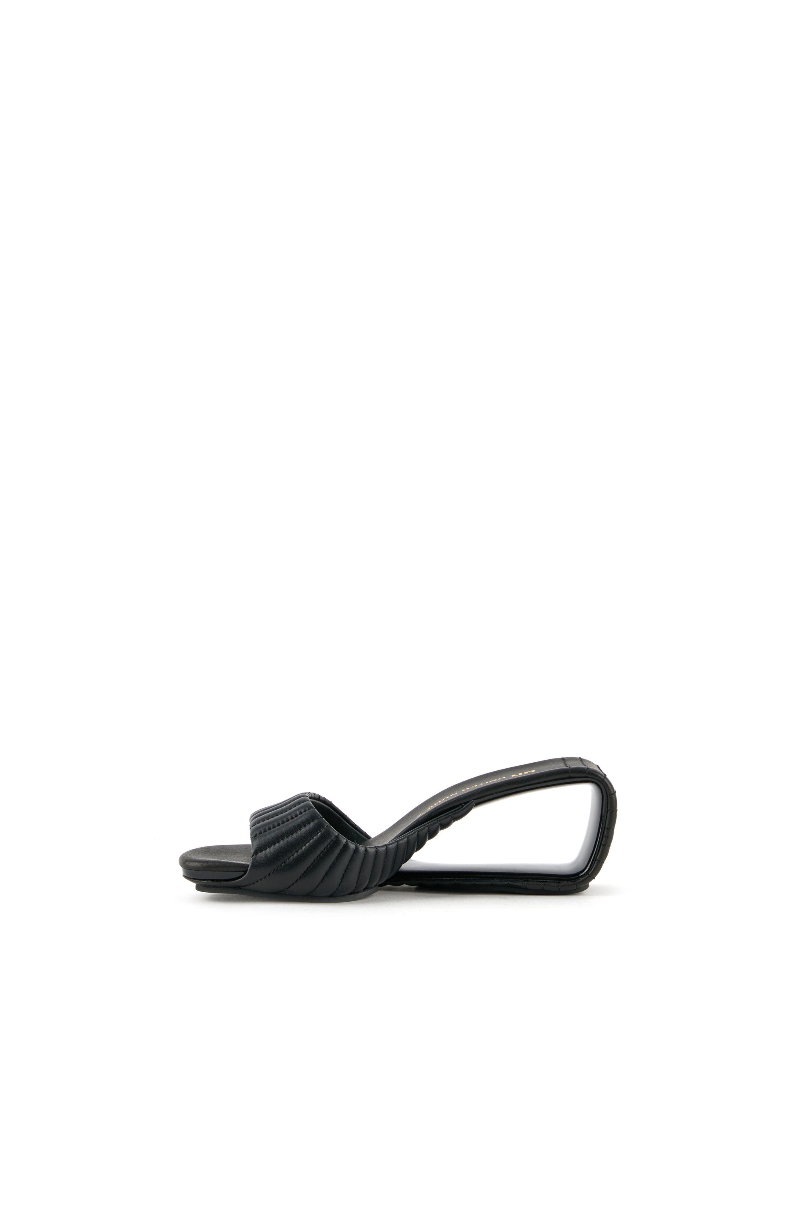 United Nude Mobius Mid Puffier Sandals, Alternate, color, Black Puffier