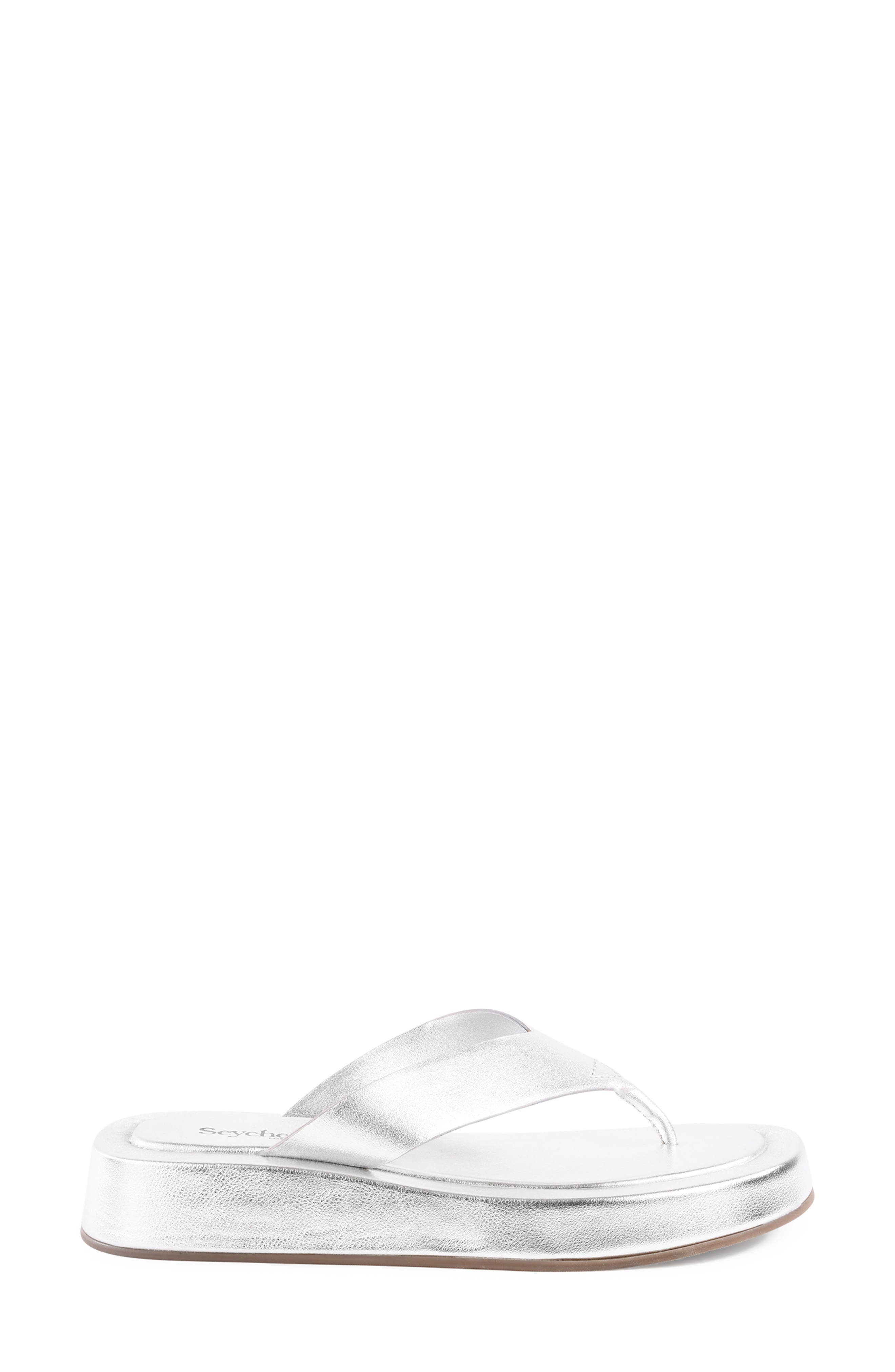Seychelles Nautical Flip Flop, Alternate, color, Silver