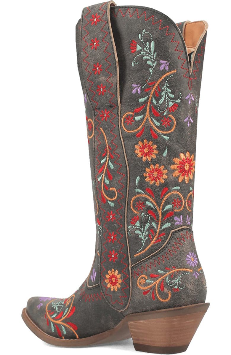 Dingo Beetle Juice Embroidered Leather Boot, Alternate, color,