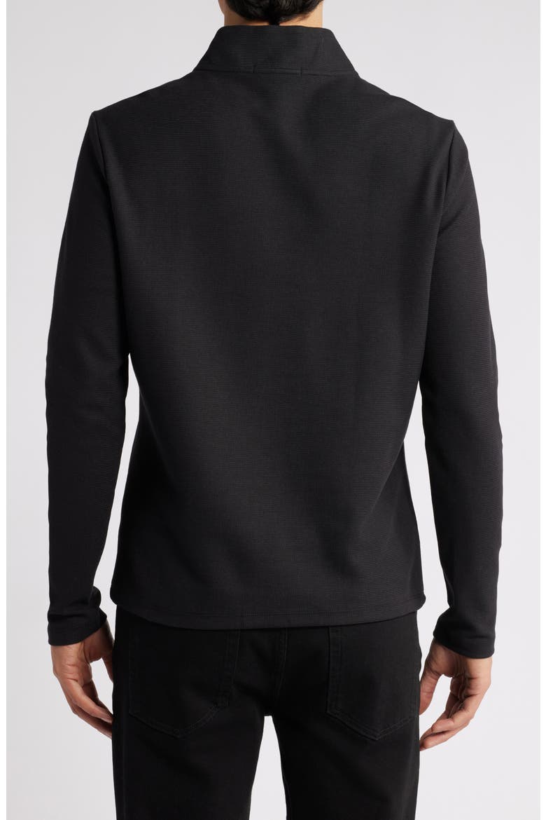 Karuna Half Zip Pullover, Alternate, color, BLACK