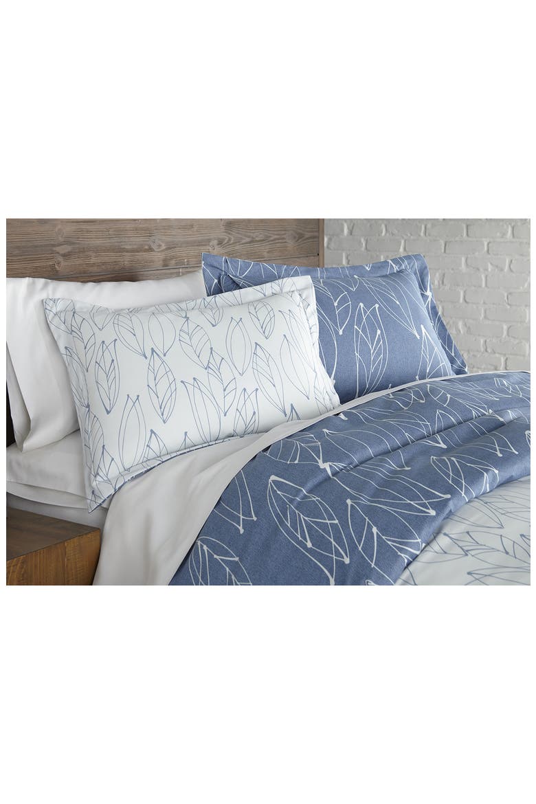 Luxury Premium Oversized Comforter Sets, Main, color, MODERN FOLIAGE BLUE
