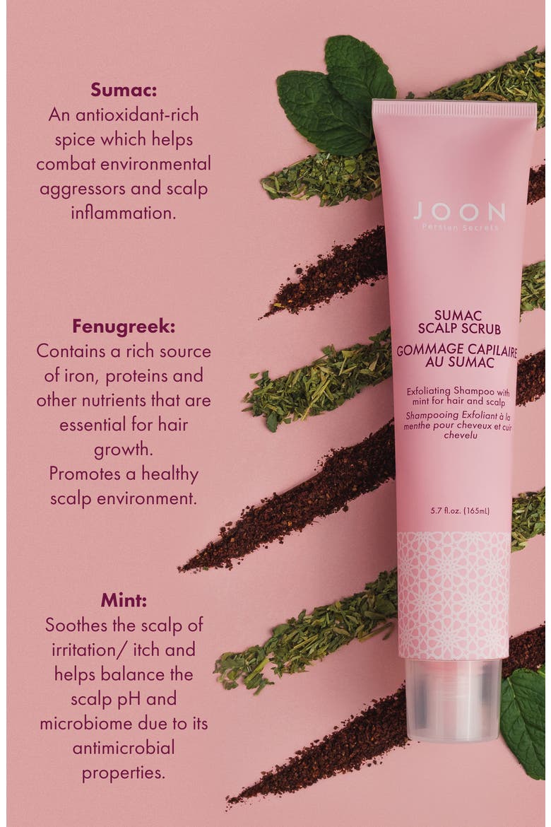 Sumac Scalp Scrub & Exfoliating Shampoo, Alternate, color, PINK
