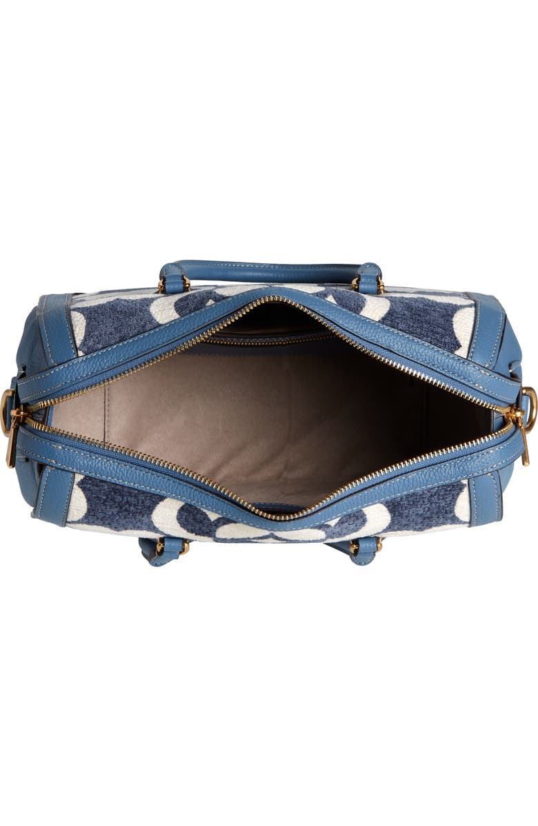 Kate Spade New York tapestry & leather medium satchel, Alternate, color,