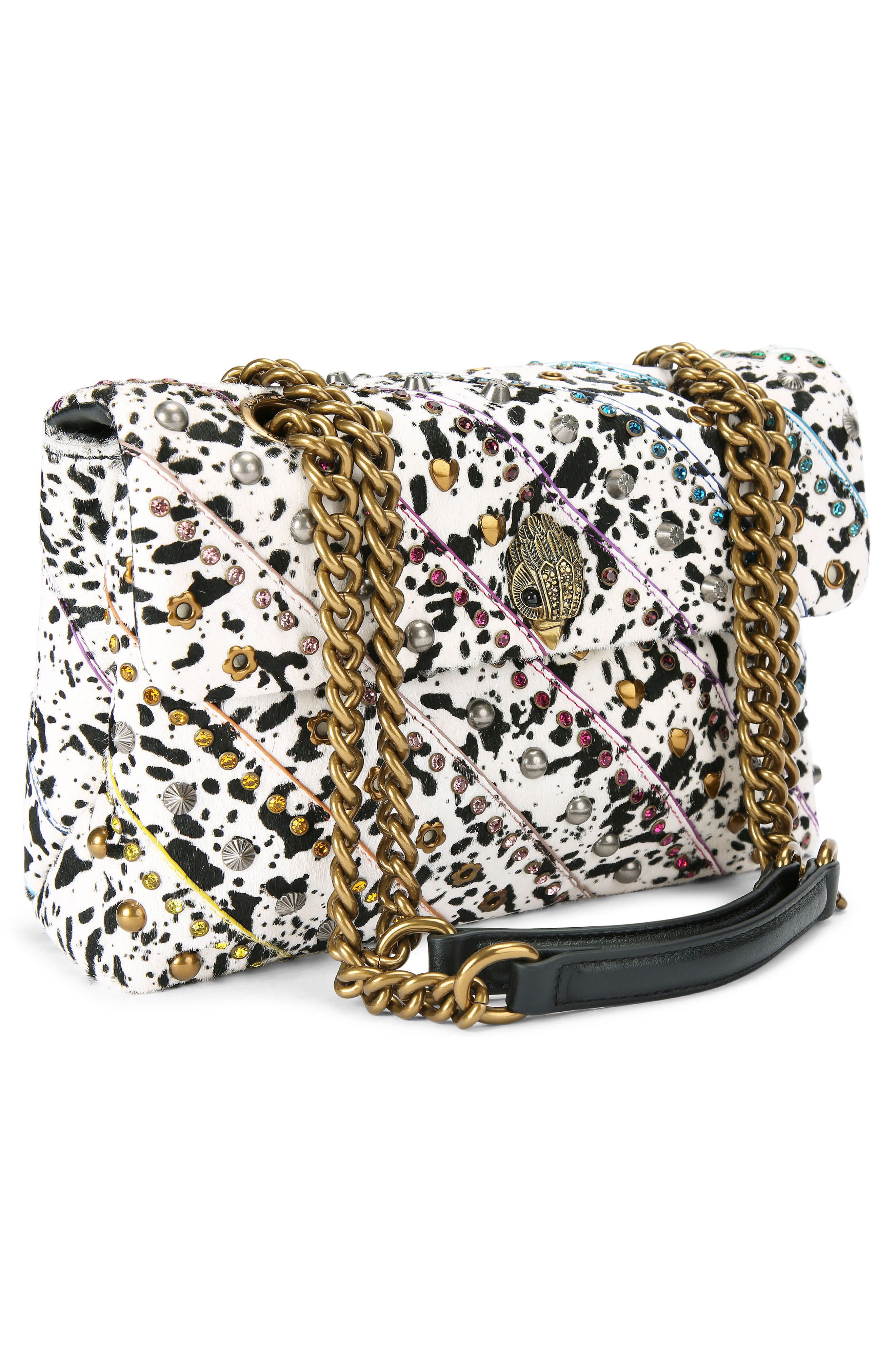 Kurt Geiger London Large Genuine Calf Hair Convertible Shoulder Bag, Alternate, color, 