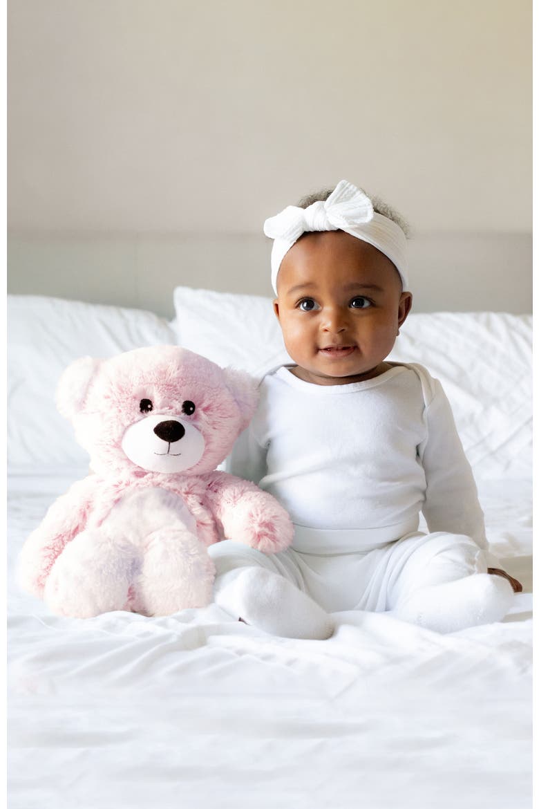 Marshmallow Pink Bear Plush Toy, Alternate, color, Light Pastel Pink