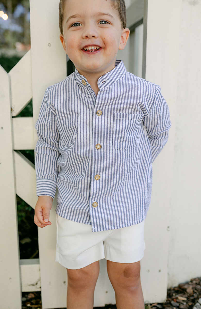 Little Paper Kids Isaac Short, Alternate, color, White