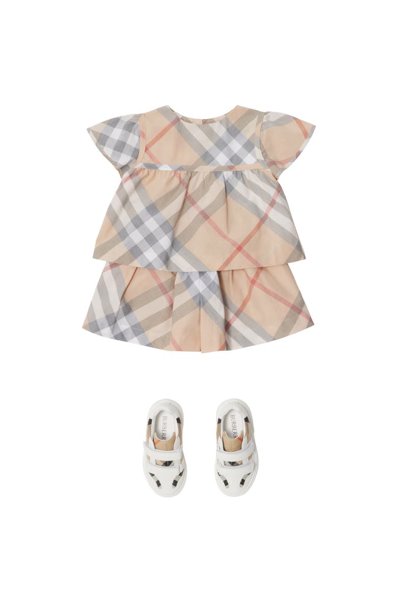 Burberry Check Cotton Shorts, Alternate, color, 