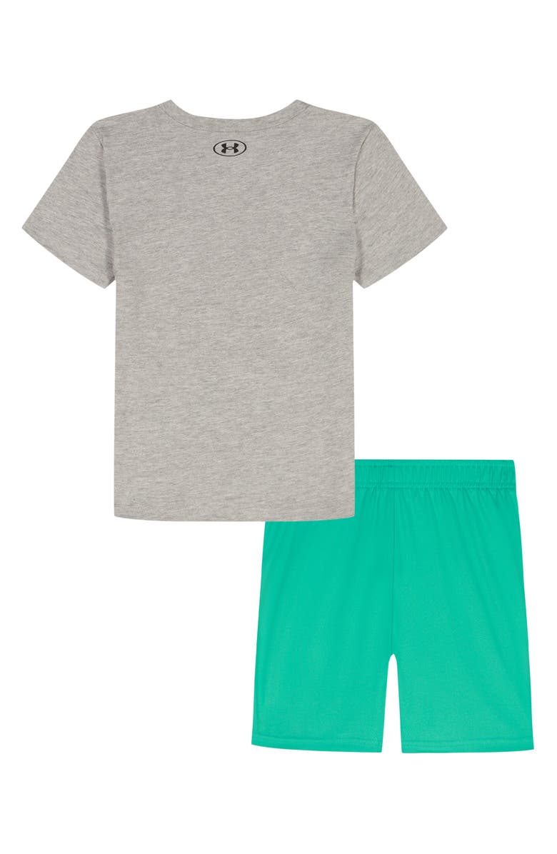 Under Armour Kids' CVC Baseball Graphic T-Shirt & Shorts Set, Alternate, color, Mod Gray