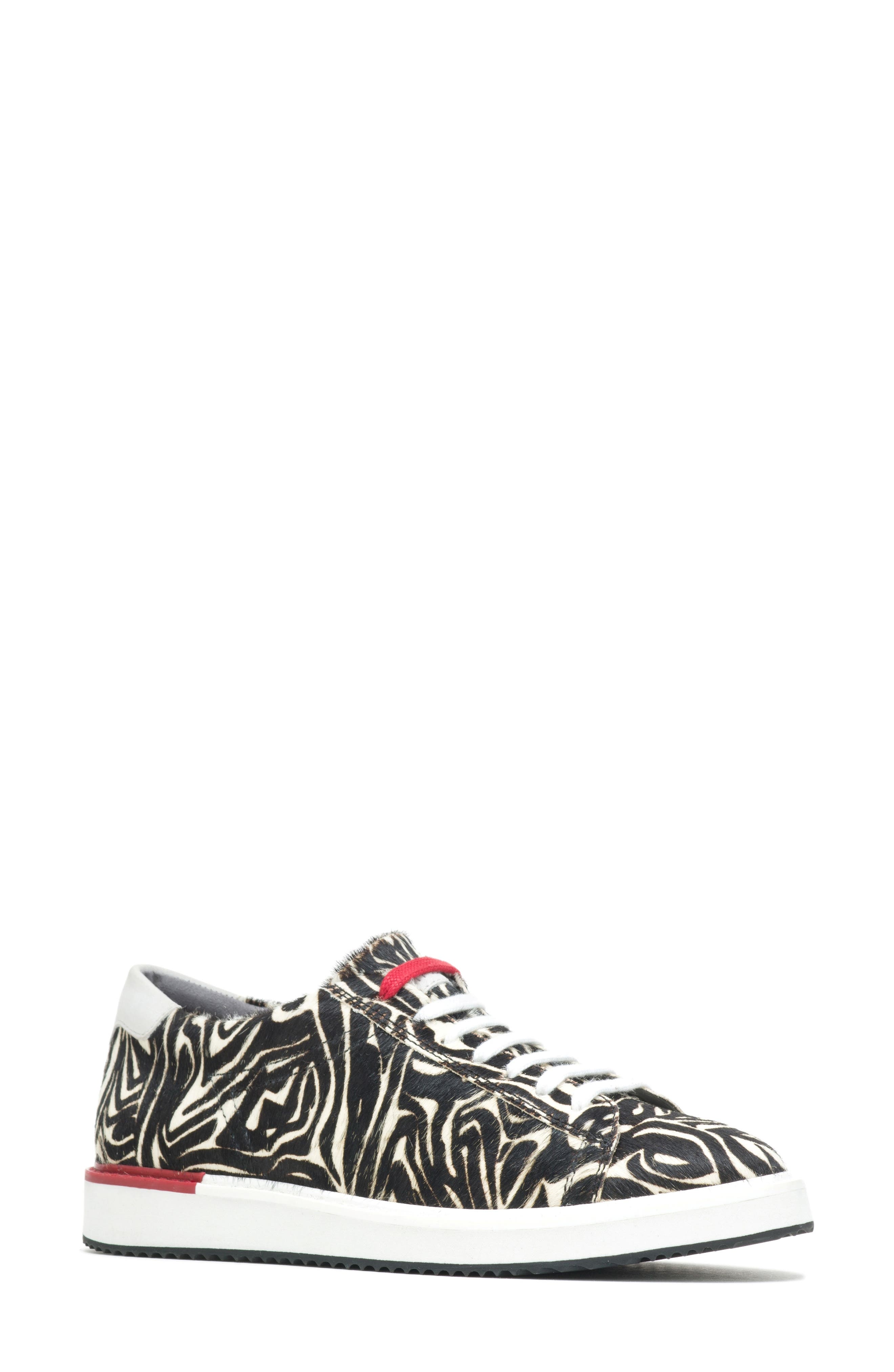 Sabine Genuine Calf Hair Sneaker, Main, color, ZEBRA CALF HAIR