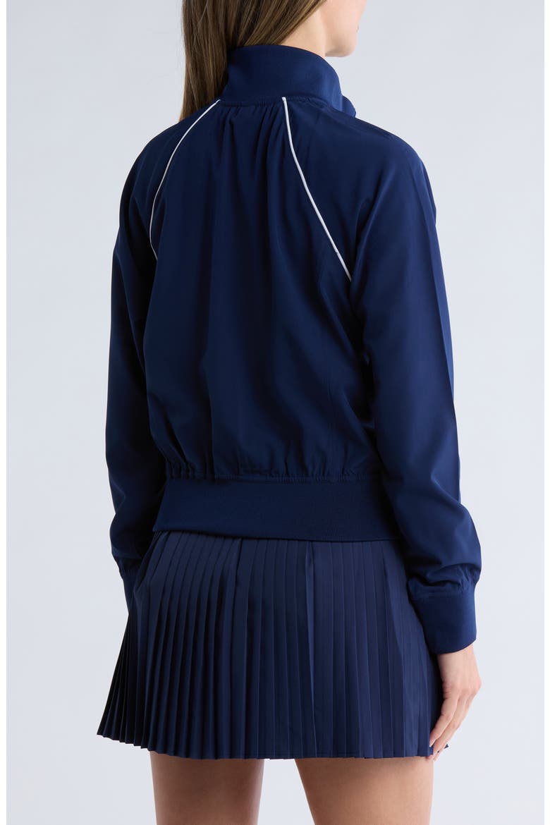 Lightstreme Mystic Crop Bomber Jacket, Alternate, color, NAVAL ACADEMY/WHITE