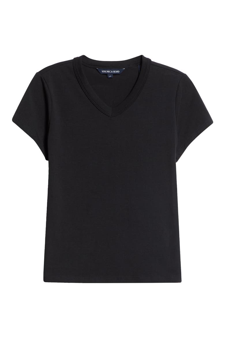 Devin V-Neck T-Shirt, Main, color, BLACK