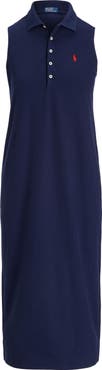Polo Ralph Lauren Stretch Cotton Piqué Polo Dress