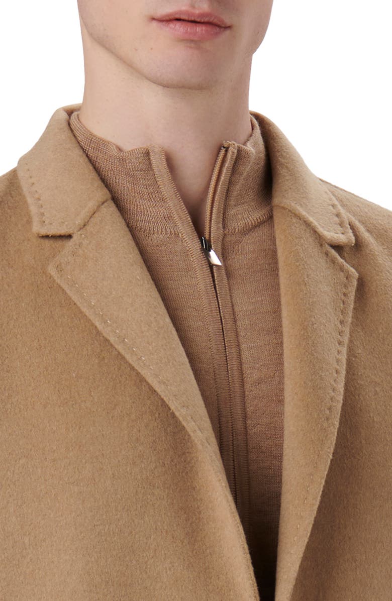Bugatchi Wool Blend Double Button Blazer, Alternate, color, Camel