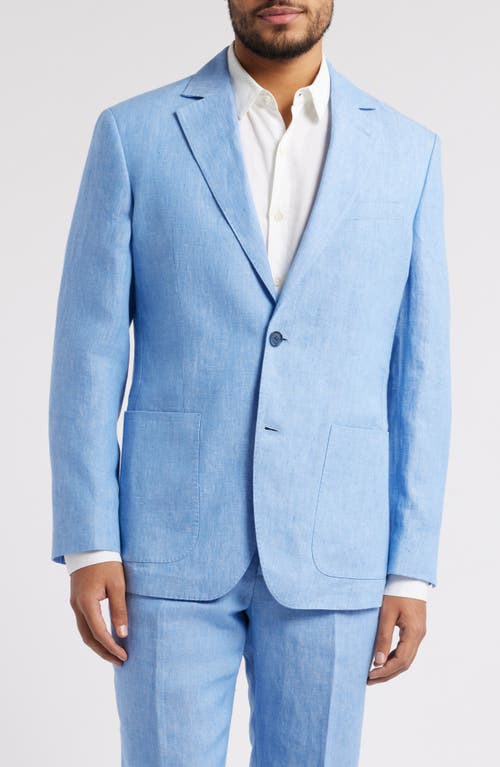 NORDSTROM NORDSTROM HENRIK TRIM FIT SOLID ITALIAN LINEN SUIT SEPARATE JACKET
