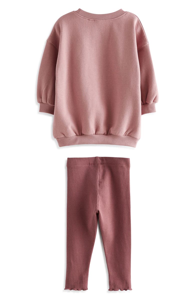 NEXT Kids' Fairy Trio Graphic Sweatshirt & Leggings Set, Alternate, color, 