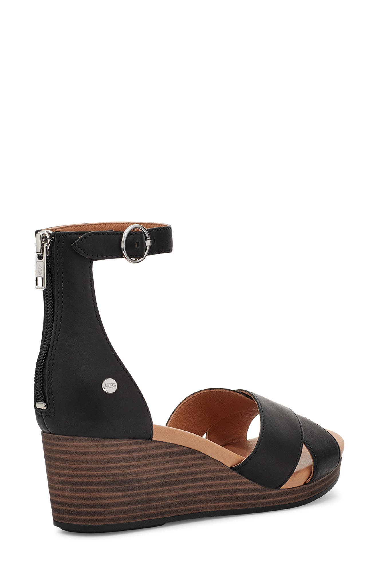 UGG<sup>®</sup> Eugenia Wedge Sandal, Alternate, color, 