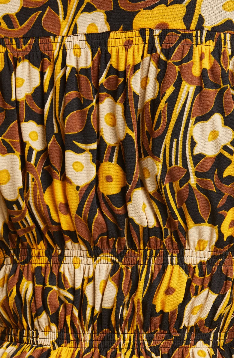 Rebecca Taylor Floral Mesh Sleeveless Top, Alternate, color, Daphne Fleur Black C