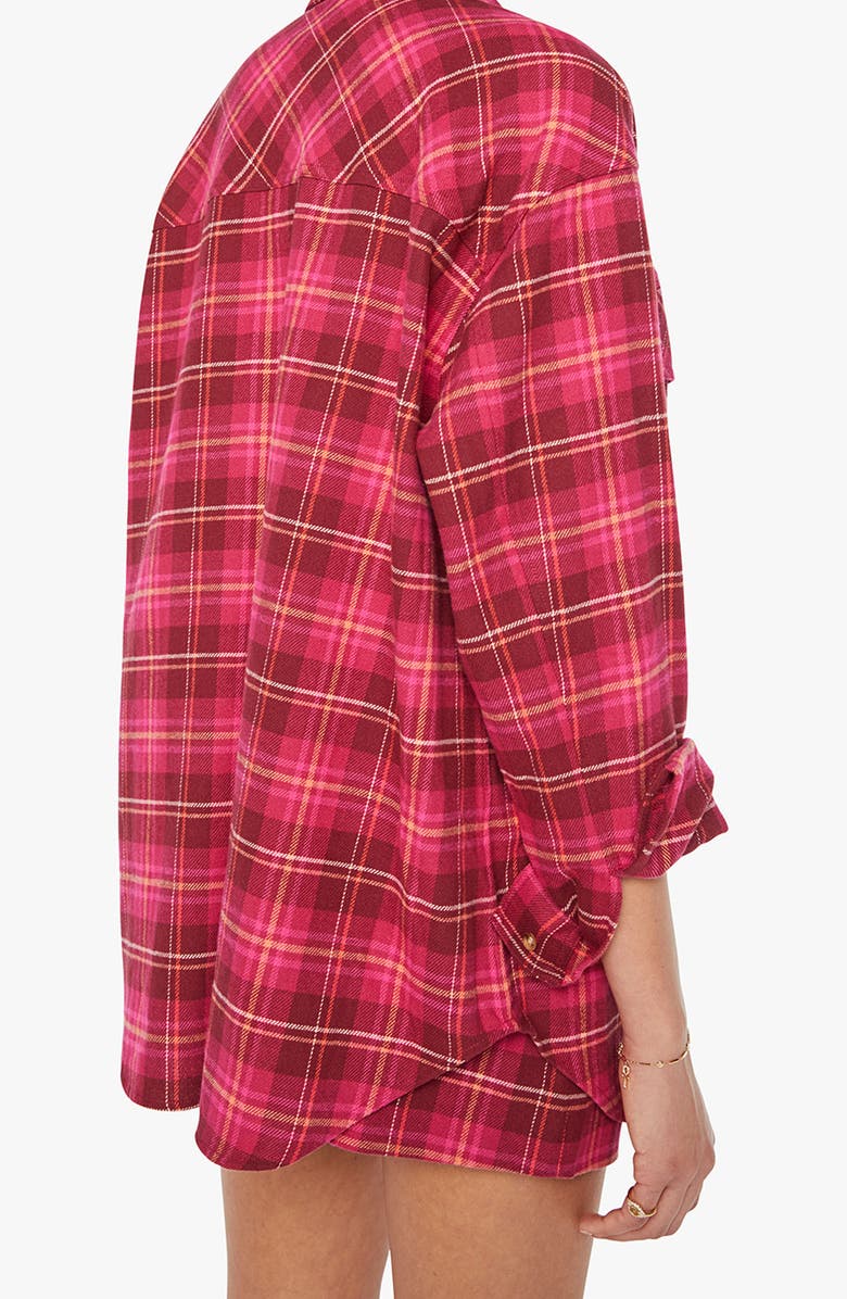 MOTHER The Lazy Sunday Plaid Shirt, Alternate, color, Rebel With A Cause