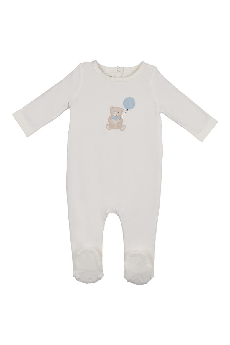 Teddy Footie, Main, color, OFF WHITE