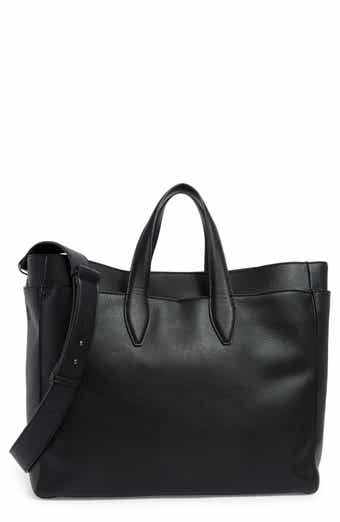 BCBG Layered Faux Leather Tote