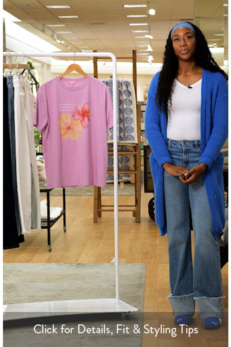 Fleur Hibiscus Graphic T-Shirt video