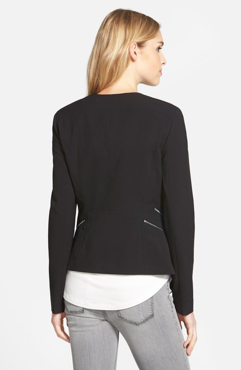 Vince Camuto Double Zip Pocket Blazer, Alternate, color,