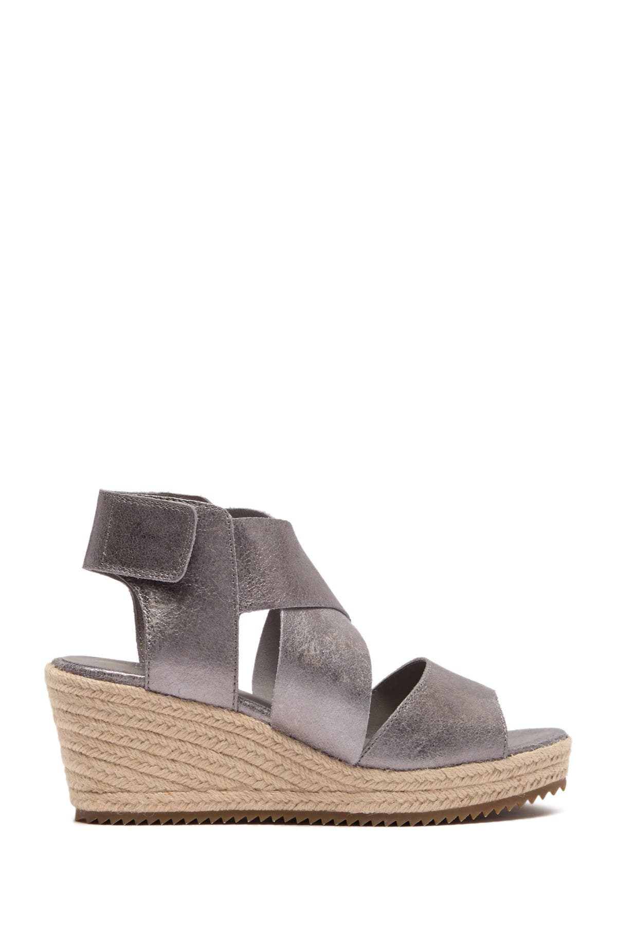 'Willow' Espadrille Wedge Sandal, Alternate, color, SILVER