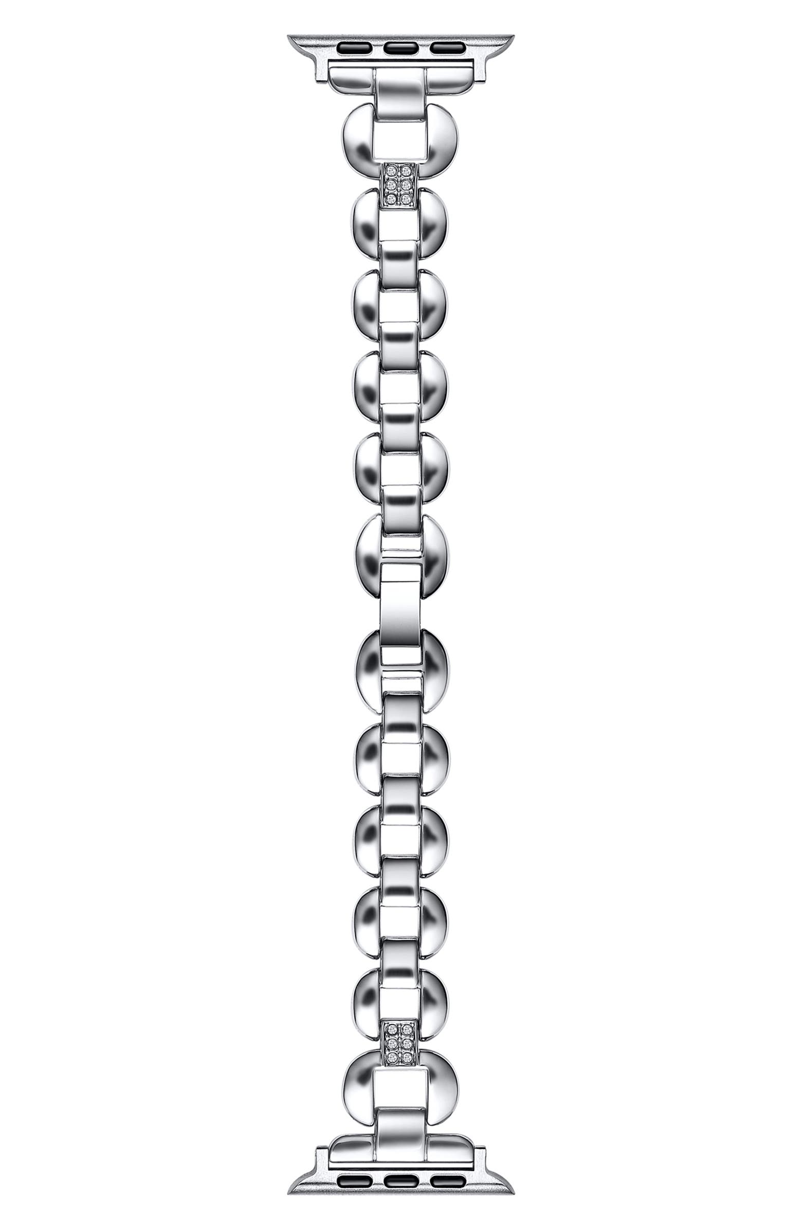 Posh Tech Joy Stainless Steel Apple Watch® Watchband | Nordstromrack