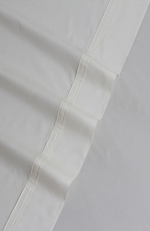 Azores Home 300 Thread Count Cotton Percale Sheet Set In White
