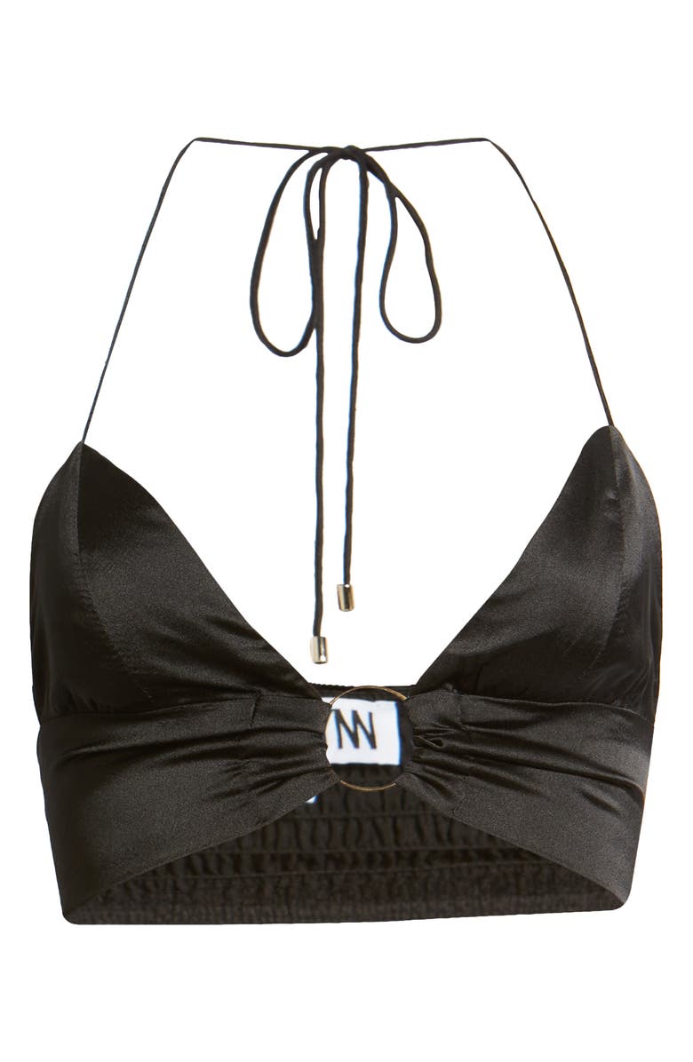 Amy Lynn Ibiza Satin Halter Top, Alternate, color,