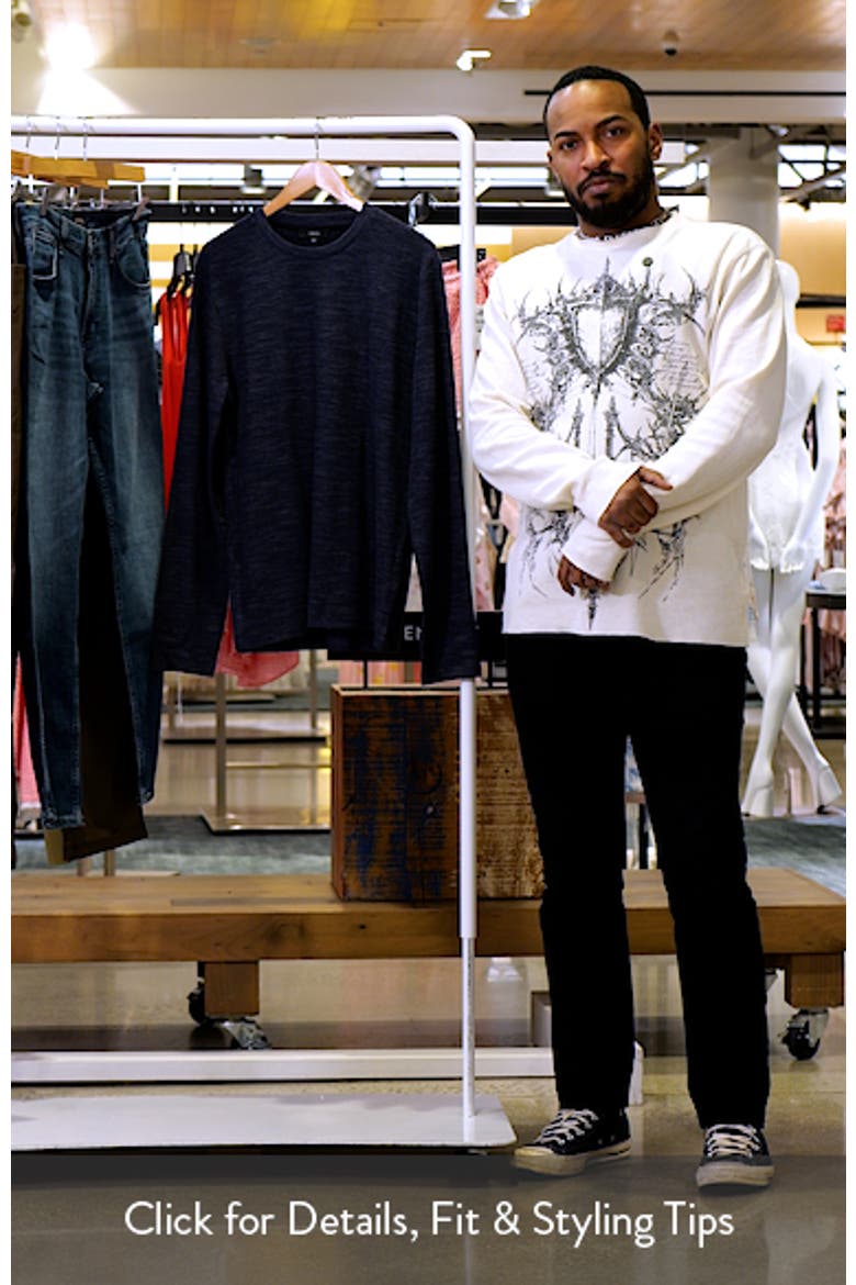 Double Knit Long Sleeve Crewneck T-Shirt video