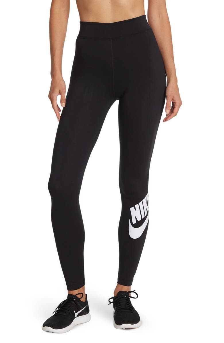 Nike Sportswear Essential High Rise Leggings, Main, color,