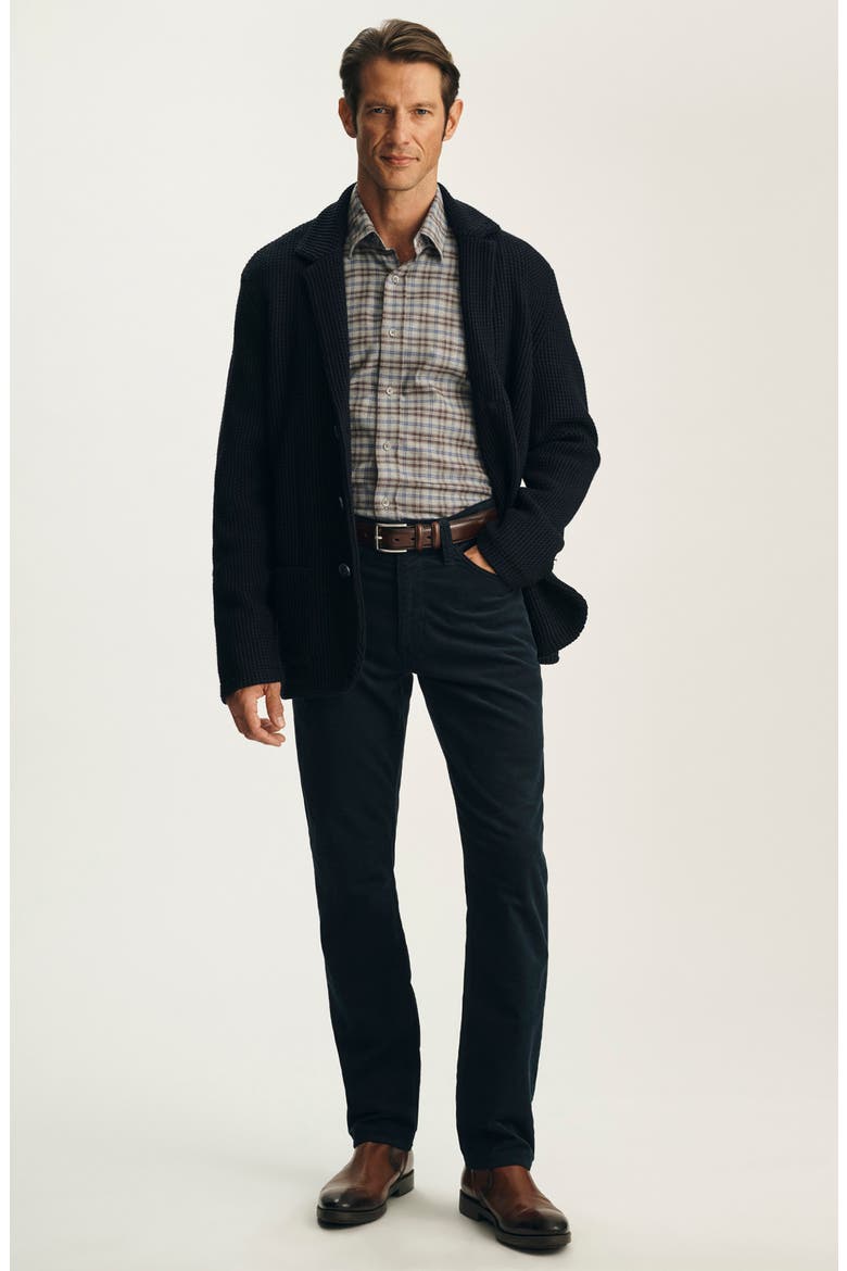 Charisma Relaxed Straight Leg Corduroy Pants, Alternate, color, MIDNIGHT DIAGONAL LUXE