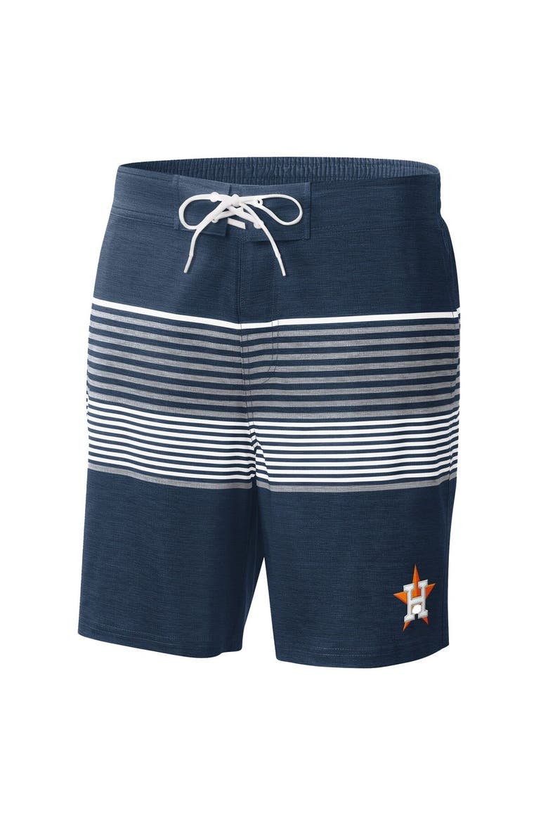 Men's G-III Sports by Carl Banks  Navy Houston Astros Coastline Volley Swim Shorts, Alternate, color, Navy
