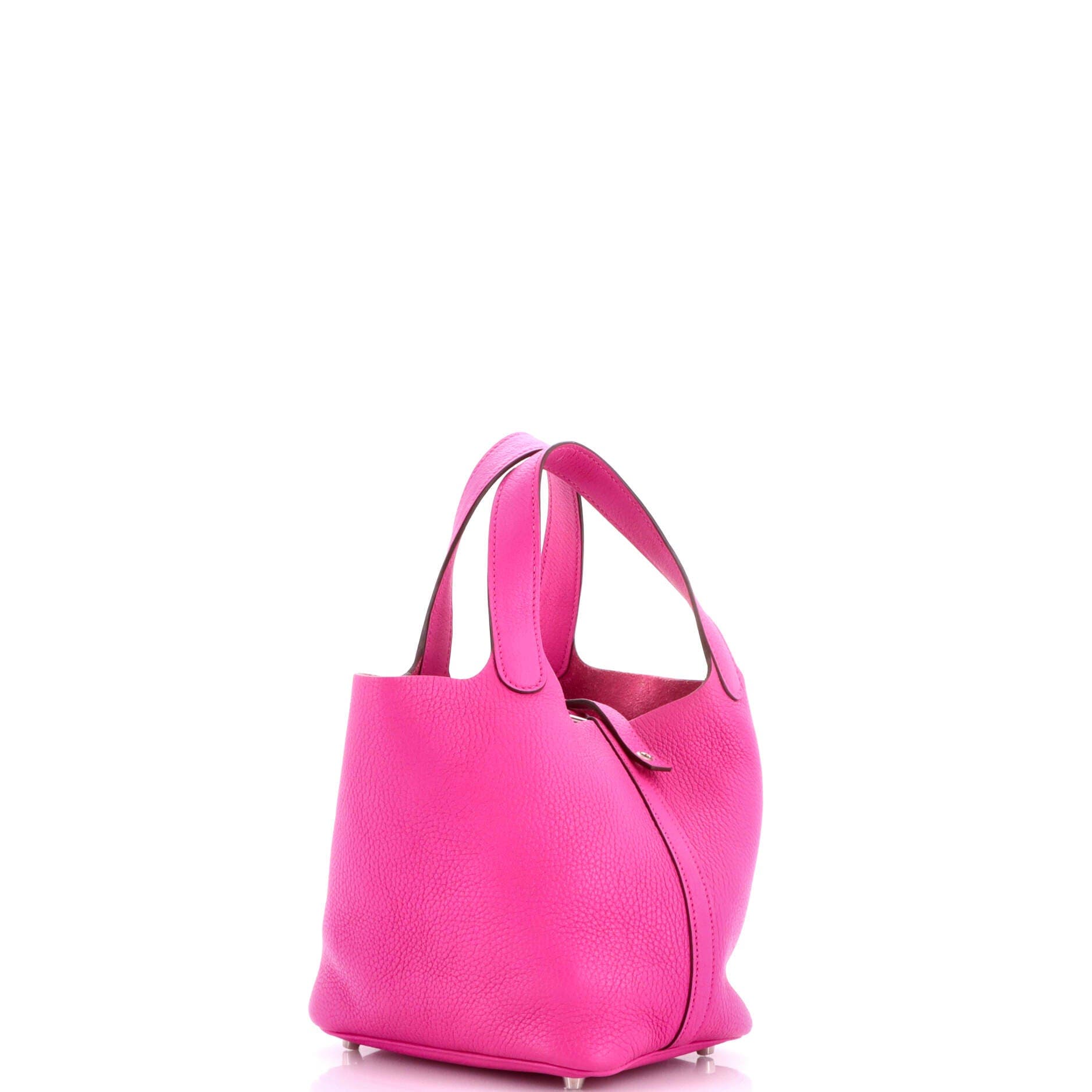 Pre-Owned Hermes Picotin Lock Bag Clemence PM, Alternate, color, Magnolia