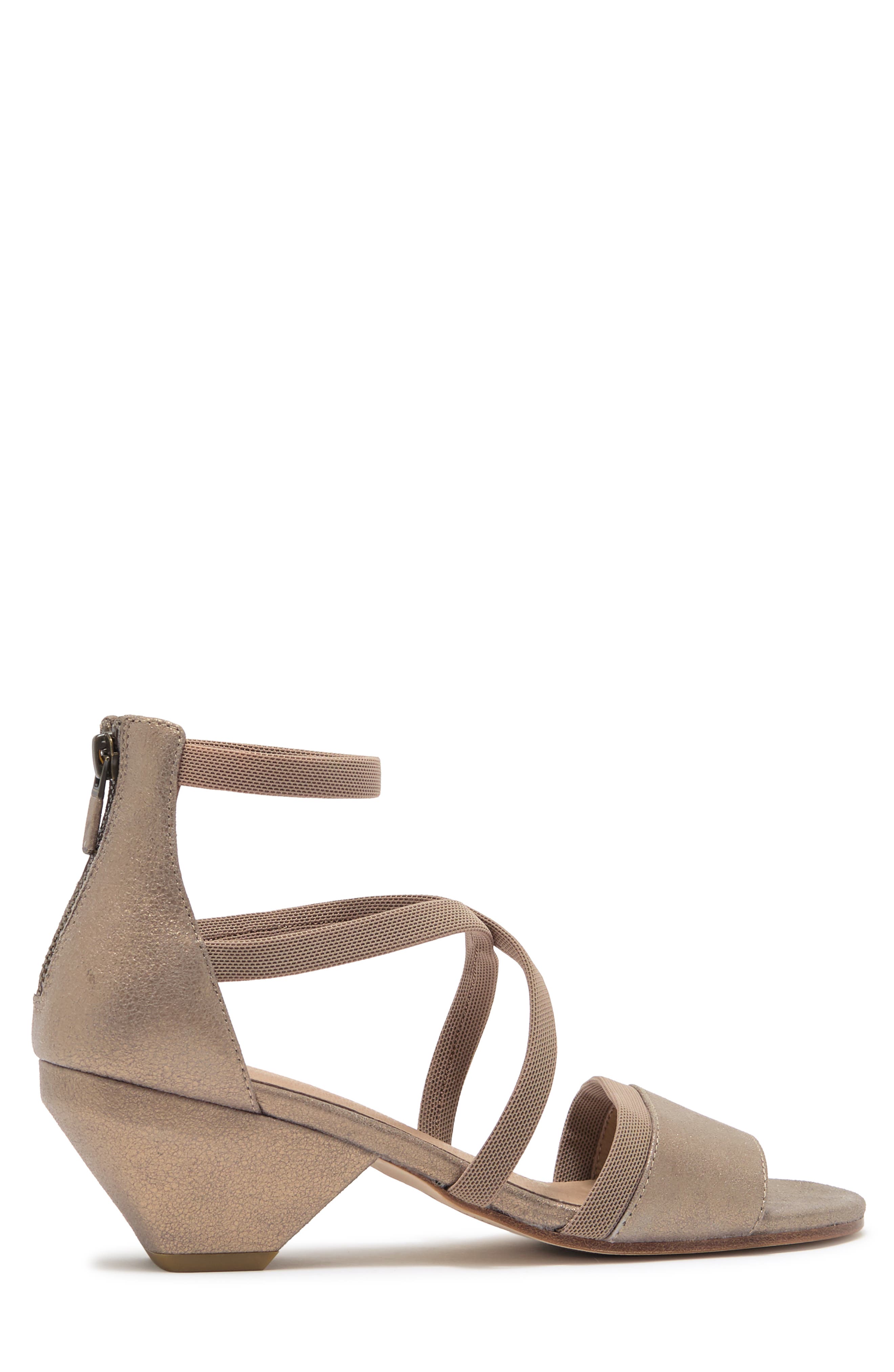 May Sandal, Alternate, color, PLATINUM METALLIC SUEDE