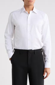 Brooks Brothers Regular Fit Non-Iron Dobby Dress Shirt