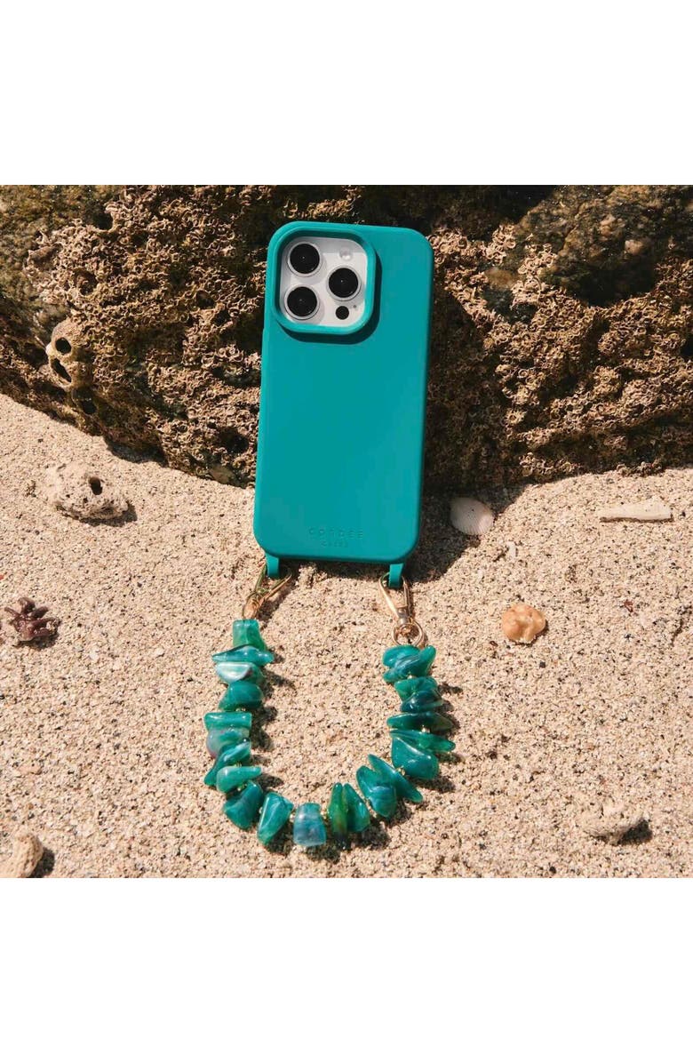 Cordée Cases Turquoise Tide Phone Wristlet, Alternate, color, Turquoise