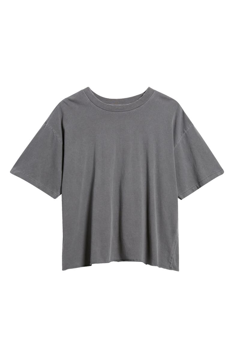 Elwood Core Oversize Crop Cotton T-Shirt, Alternate, color, Grey