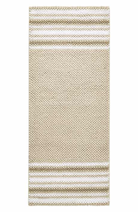 Aiden Stripe Jacquard Runner Bath Rug
